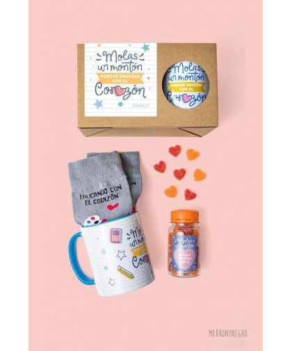 13817 Pack Taza Educando Con El Corazón