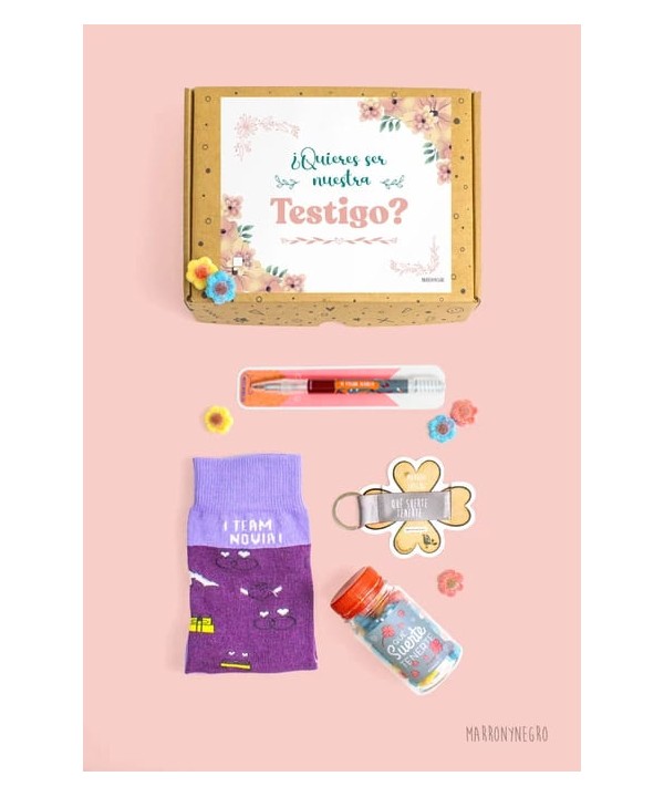 13823 Pack Quieres Ser Mi Testigo Chica