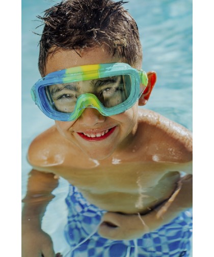 13897 Gafas de Natacion Holograma Cyber Green