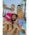 13898 Gafas de Natacion Holograma Cyber Green