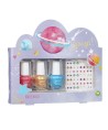 14123 Esmalte de uñas y pegatinas Galaxy