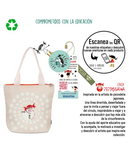 14147 Tote bag Pepikusama tapioca
