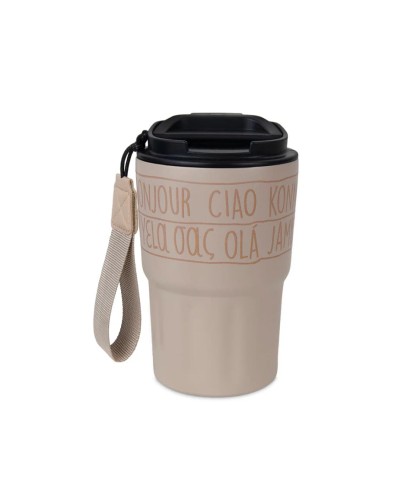 14206 Vaso térmico de acero inoxidable Saludos del Mundo Camel