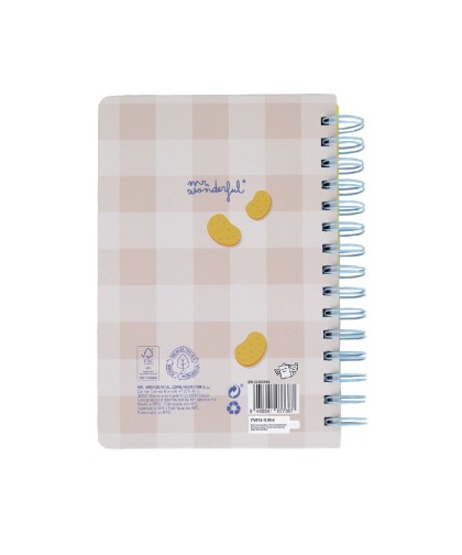 14220 Libreta A5 con squishy Lazy mapache - Let´s take it easy