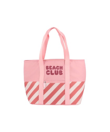 14245 Bolso Tote Nevera Stripes Bloom Blush