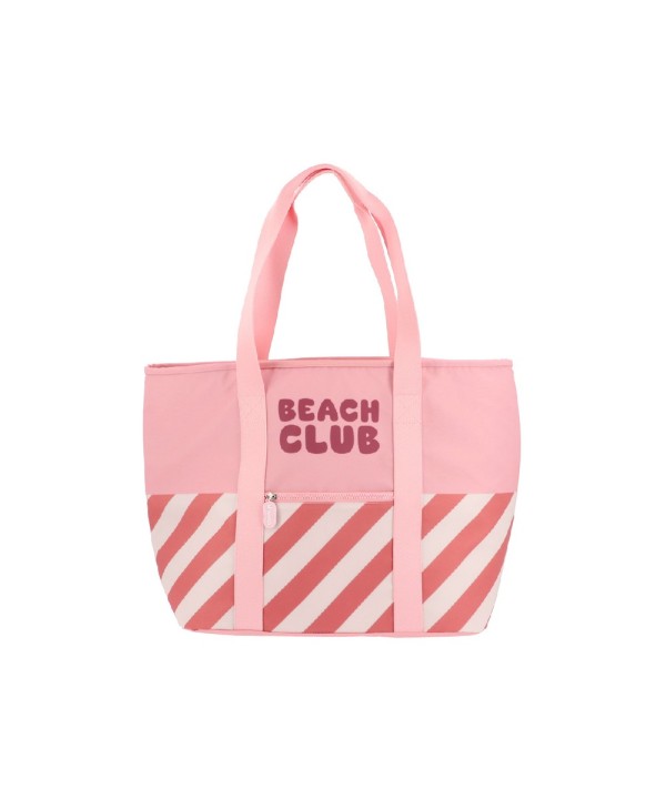 14245 Bolso Tote Nevera Stripes Bloom Blush