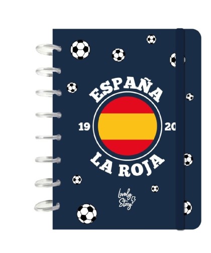 14275 Libreta A5 Hoja Cuadricula La Roja