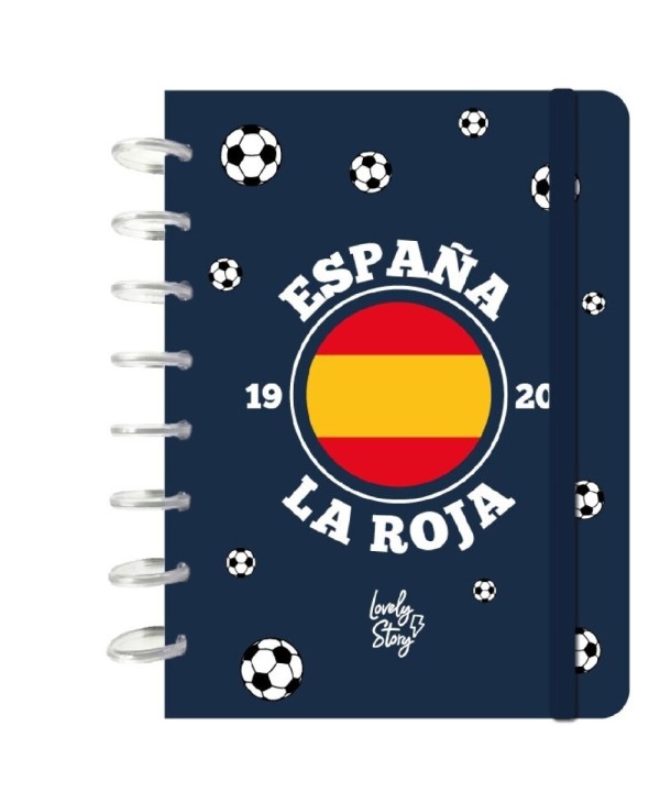 14275 Libreta A5 Hoja Cuadricula La Roja
