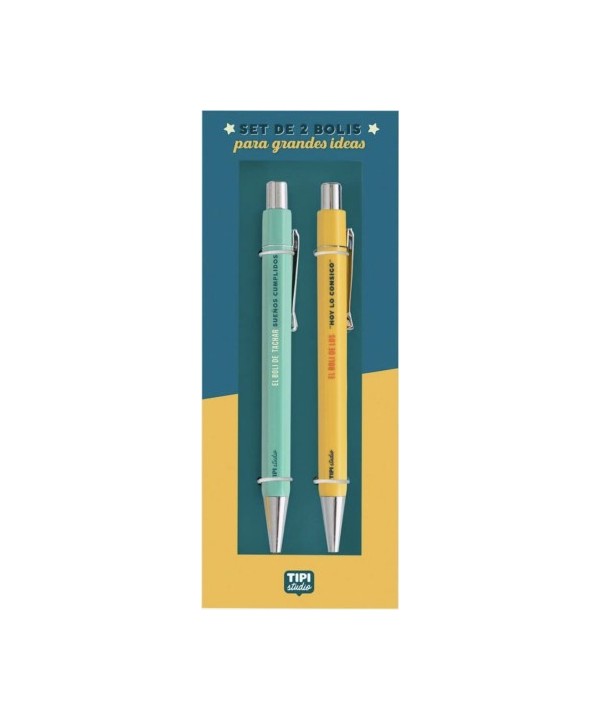 14284 Set de 2 bolis para grandes ideas