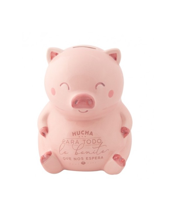 14307 Hucha cerdito para todo lo bonito que nos espera