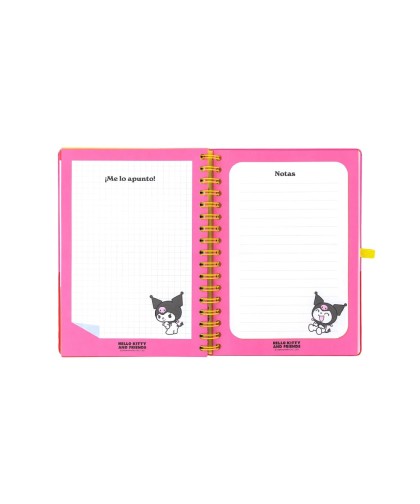 14468 Agenda 2026-27 Hello Kitty Friends x Mr. Wonderful Semanal - Somos el mejor equipo