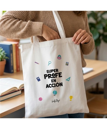 14625 Totebag - Profe en accion