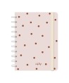 14633 Libreta A4 Lunares estampado