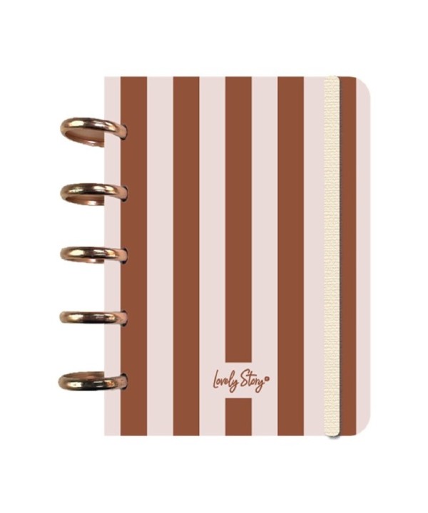 14635 Libreta A6 Lineas estampadas