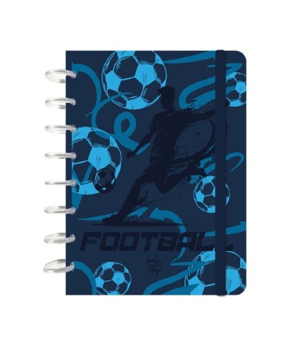 14648 Libreta A5 Futbol Azul