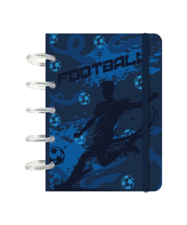 14649 Libreta A6 Futbol Azul