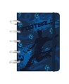 14649 Libreta A6 Futbol Azul