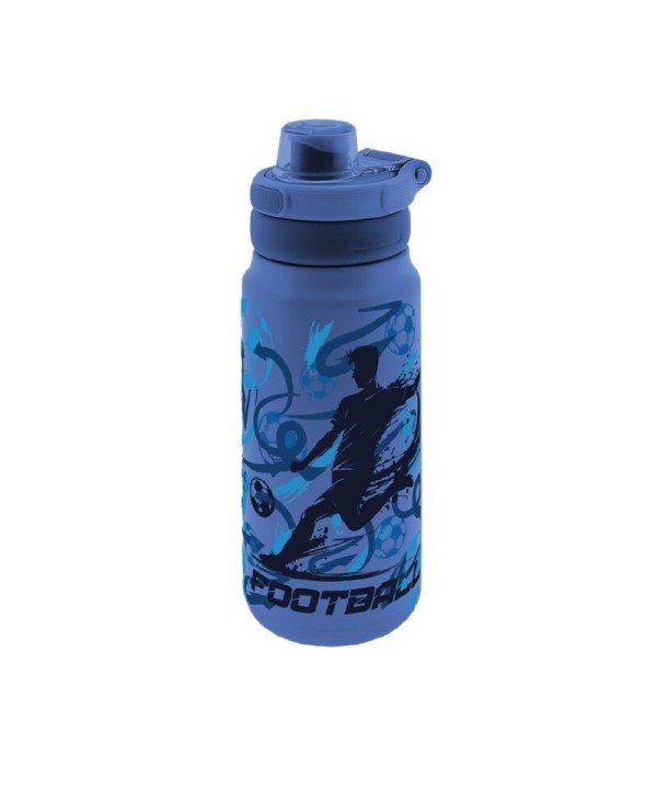 14653 Botella Termica Sport - Futbol azul