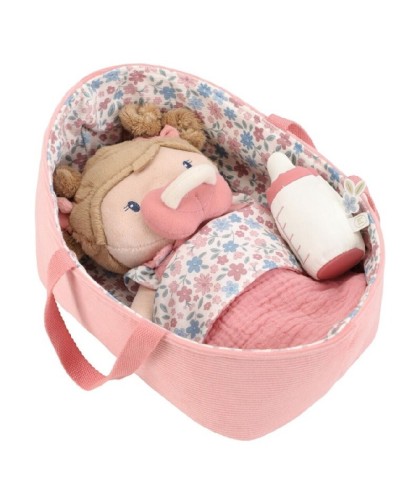 14690 Bebe Rosa con canastilla