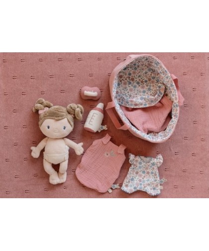 14695 Bebe Rosa con canastilla