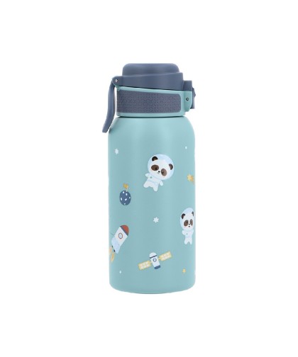 14823 Botella de Acero Térmica Pandas in Space 500ML