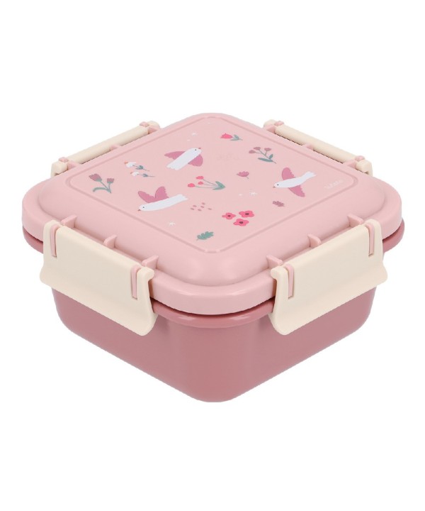 14886 Caja Almuerzo Grande Blossom Birds