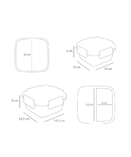 14893 Caja Almuerzo Grande Mouse Fairies