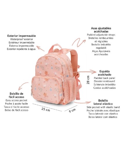 14924 Mochila Infantil Mouse Fairies