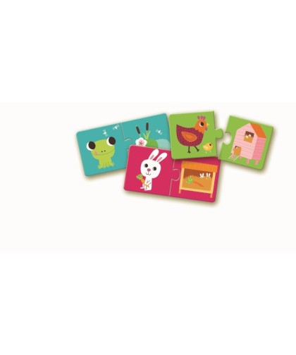 15041 Puzzle dúo Habitat