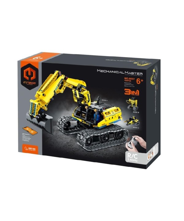 15060 iMMaster Grúa y robot radio control 3 en 1 - 430 pzas.