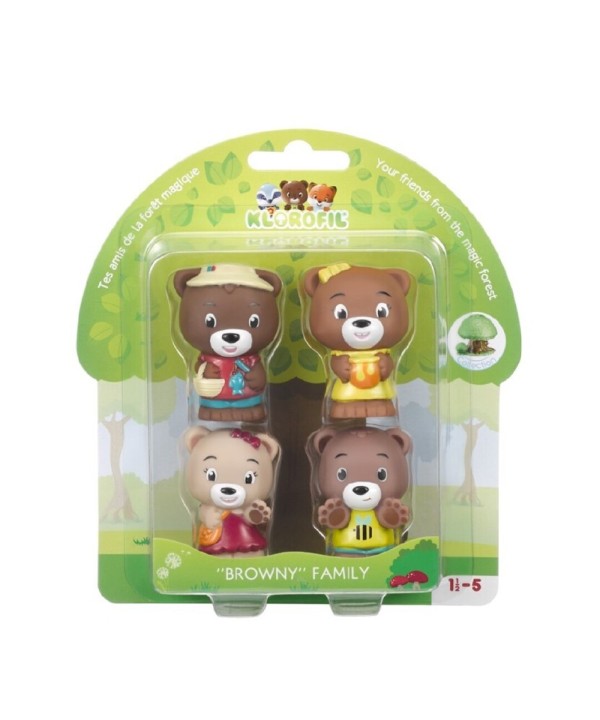 15200 Klorofil Lote de 4 personajes browny