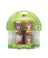15200 Klorofil Lote de 4 personajes browny