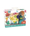 15214 Conjunto para baño libro y animales