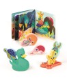 15215 Conjunto para baño libro y animales