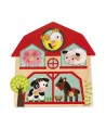15372 Puzzle Encajable Sonido Animales Granja