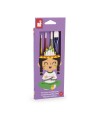 15463 Kit 4 Pinceles Sinteticos