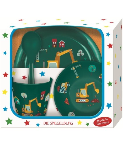 15929 Set Vajilla de Regalo Excavadora Little