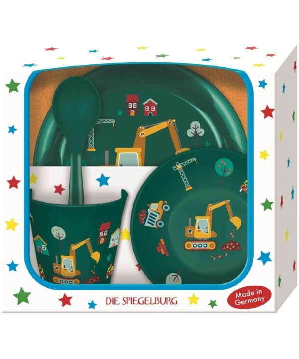 15929 Set Vajilla de Regalo Excavadora Little