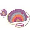 15938 Bolso arco iris con purpurina Unicorn
