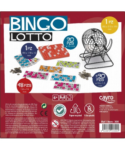 16077 Bingo Metálico Mediano