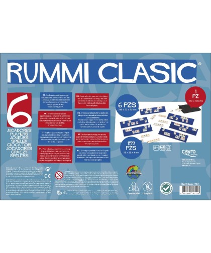 16118 Rummi Clasico 6 Jugadores
