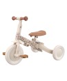 16175 Triciclo con Barra Blanco Flores