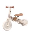 16177 Triciclo con Barra Blanco Flores