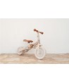 16181 Triciclo con Barra Blanco Flores