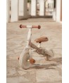 16183 Triciclo con Barra Blanco Flores