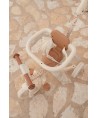 16184 Triciclo con Barra Blanco Flores