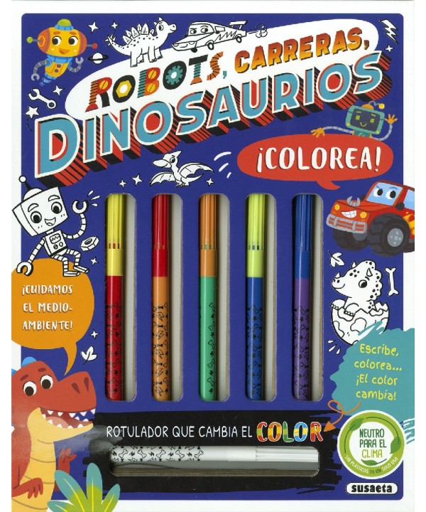 16332 Robots, carreras, dinosaurios