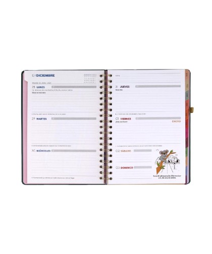16510 Agenda Wonder 2027 Semanal Extragrande