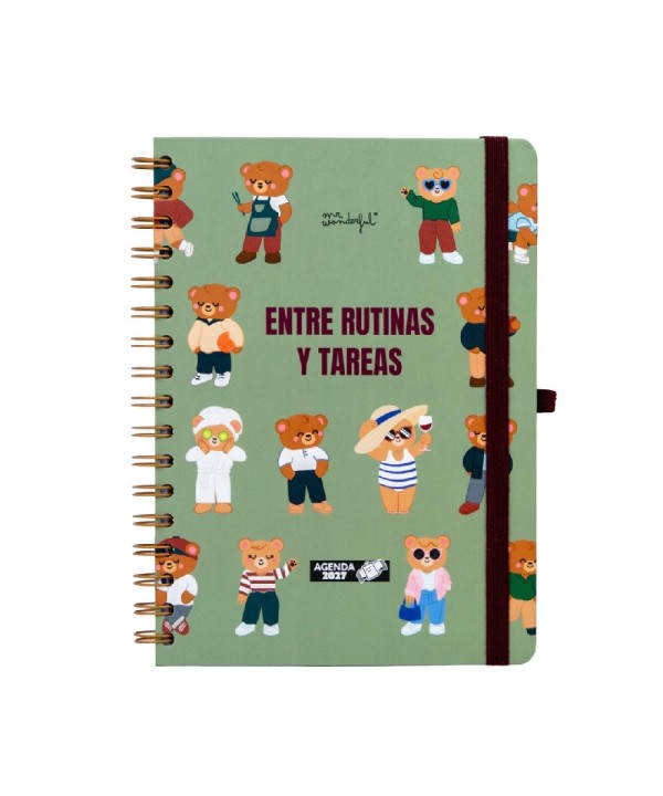 16534 Agenda Wonder 2027 Semanal -Entre rutinas y tareas