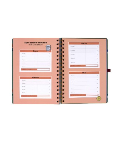 16542 Agenda Wonder 2027 Semanal -Entre rutinas y tareas